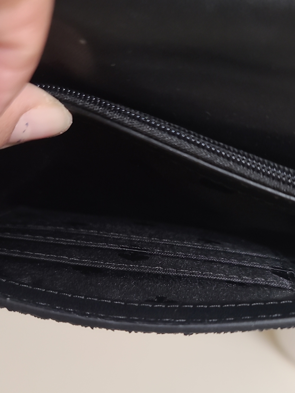 kate spade Black Glitter Wristlet Clutch - Picture 7 of 9